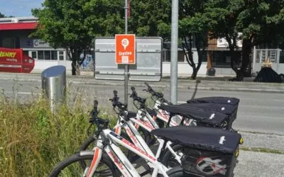 Nouvelle station Pick-e-Bike à Littoral Parc à Etoy !