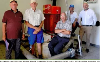 Arrosage et production d&rsquo;électricité grâce à l&rsquo;Armary : le projet de 3 agriculteurs