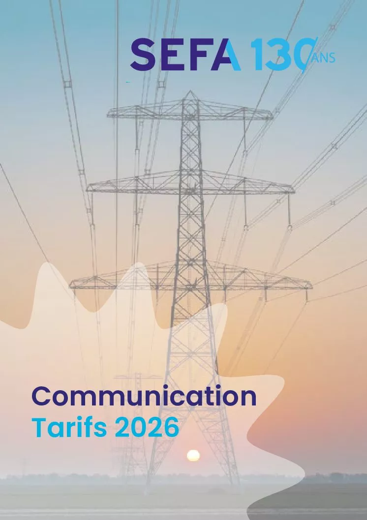 Communiqué tarifs 2026